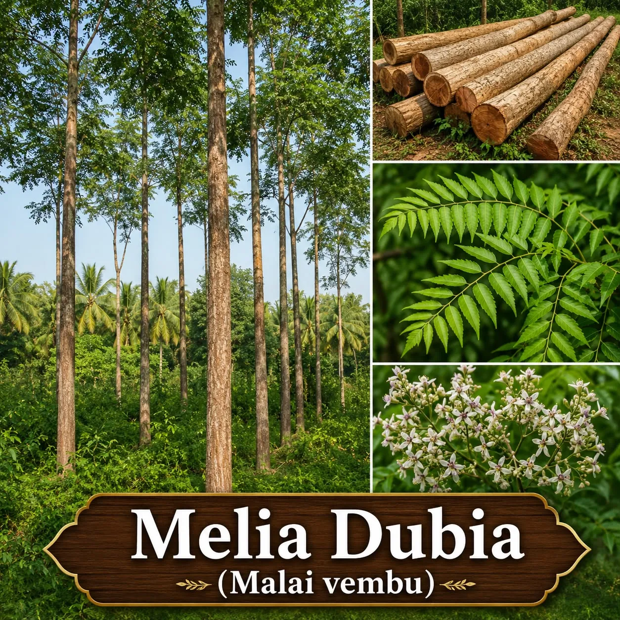 Melia Dubia - Malaivembu (மலைவேம்பு)